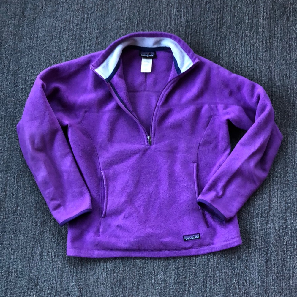 Patagonia Synchilla quarter zip with kangaroo pocket